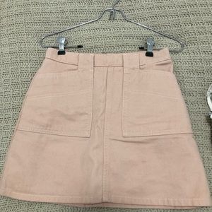 BDG Dusty Rose Pink Denim Skirt